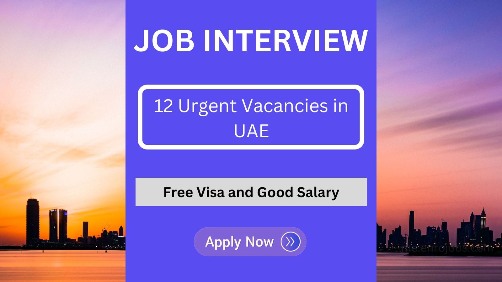 12 UAE Urgent Hirings Job Detiles with Contact Number and Email