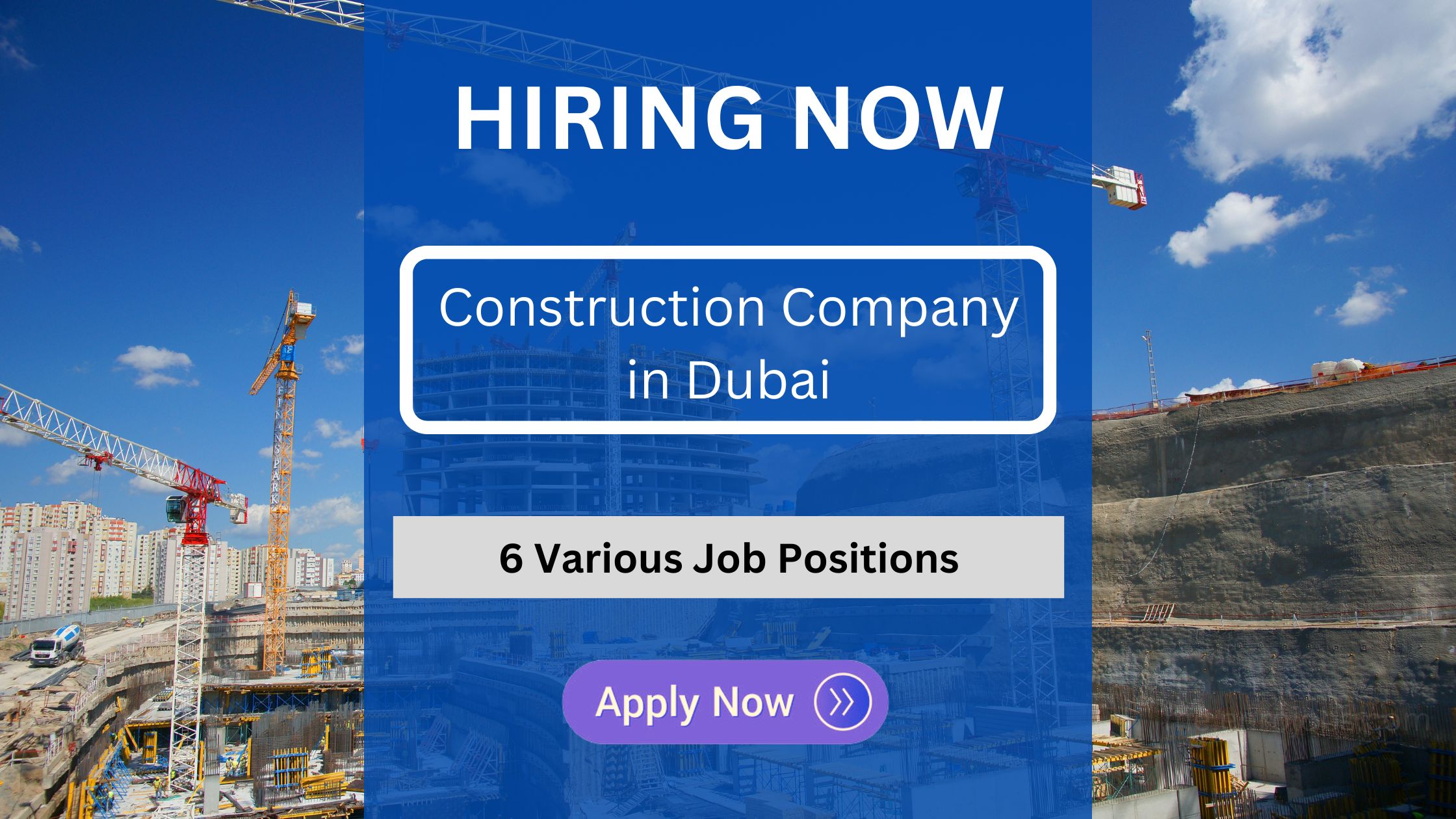 Construction Company In Dubai Is Now Hiring For 6 Vacancies Enrology 