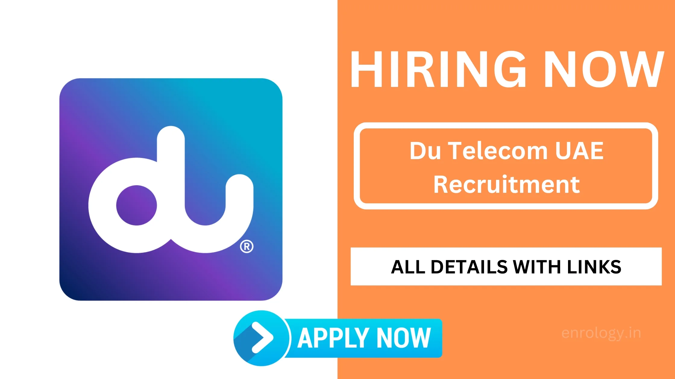 Du Telecom Jobs In UAE 2026 - Complete Guide for Job Seekers - Direct Link to Apply