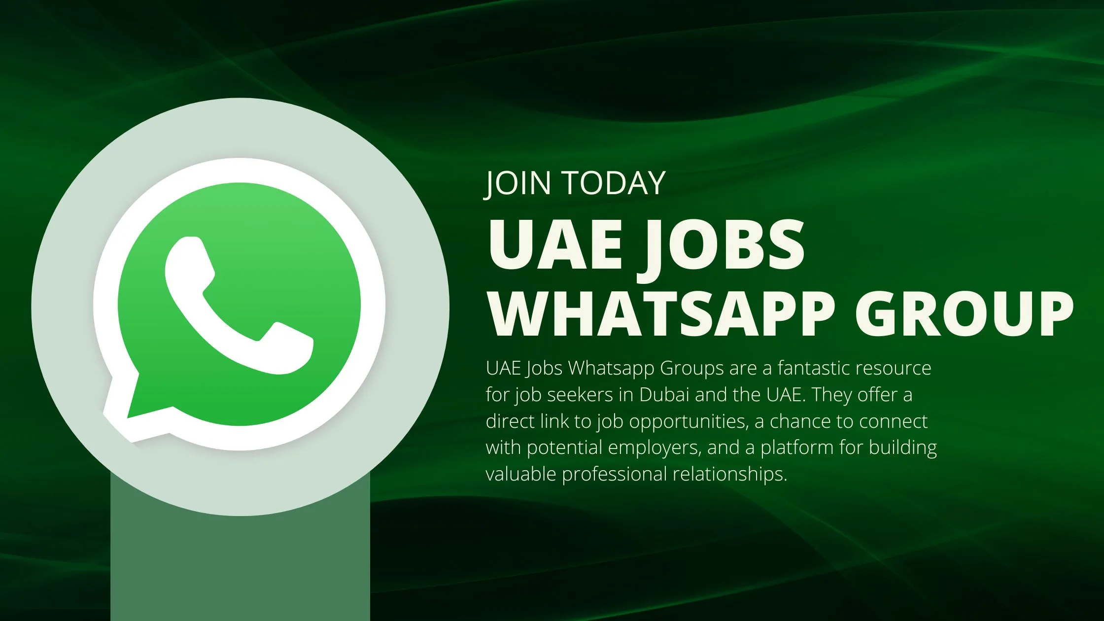 How to Join a UAE Jobs Whatsapp Group