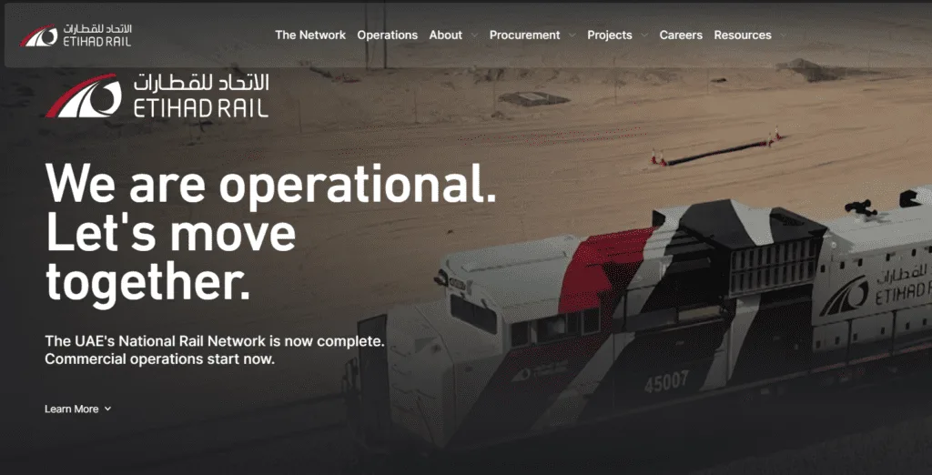 Etihad Rail Career Portal