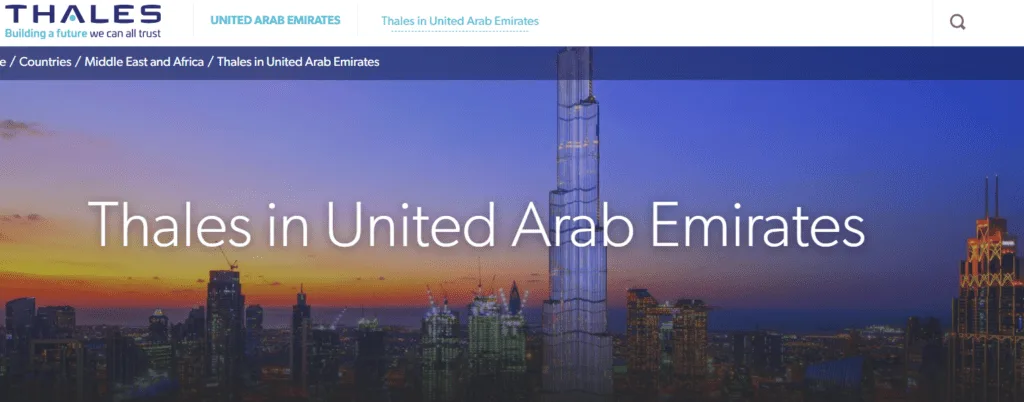 THALES GROUP IN UAE