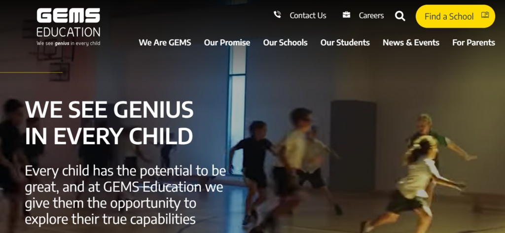 GEMS School Website